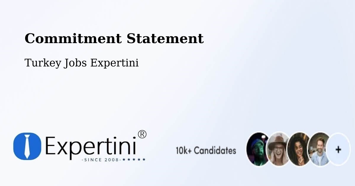 Corporate Commitment – Yenişarbademli - Turkey Jobs Expertini